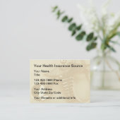 Medische ziektekostenverzekering — groot formaat visitekaartje (Staand voorkant)