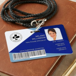 Medische Zorg Identificatiekaart Logo Ziekenhuis P Badge