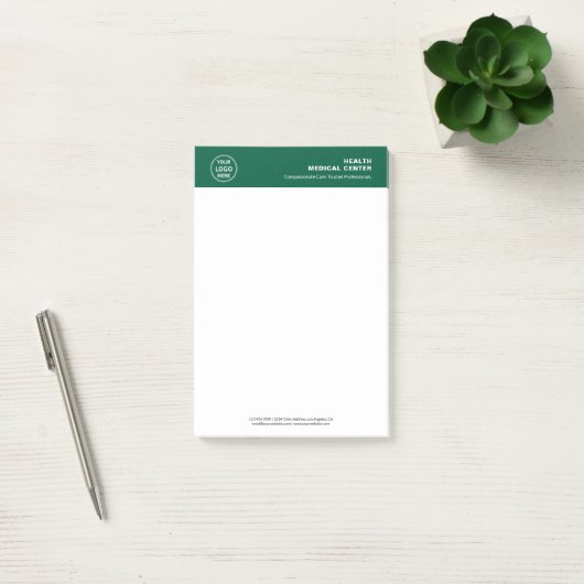 Medische Zorg Kliniek Dokter Groen Post-it® Notes (Kantoor)