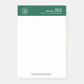 Medische Zorg Kliniek Dokter Groen Post-it® Notes (Voorkant)
