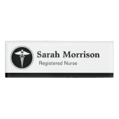 Medische zorg Logo Arts Geregistreerd Verpleegkund Naambadge (Voorkant)