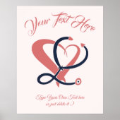 Medische zorg, verpleging, noodsituatie. Cadeau Sj Poster (Voorkant)