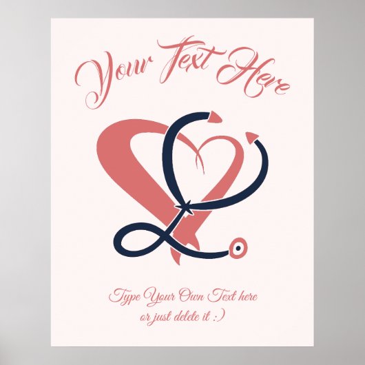 Medische zorg, verpleging, noodsituatie. Cadeau Sj Poster (Voorkant)