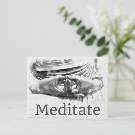 Meditaat Briefkaart (Staand voorkant)