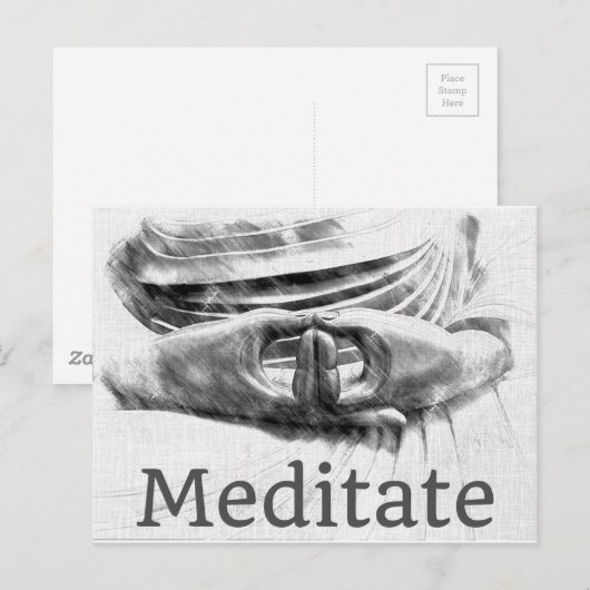 Meditaat Briefkaart (Voorkant / Achterkant)
