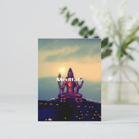 Meditaat Briefkaart (Staand voorkant)