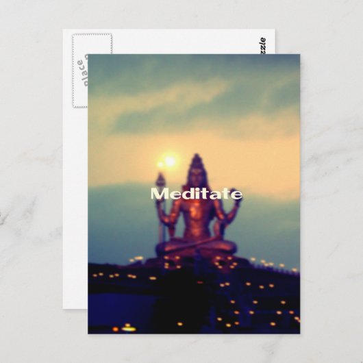 Meditaat Briefkaart (Voorkant / Achterkant)