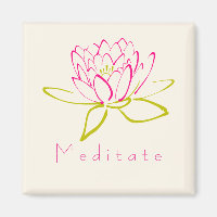 Meditaat. Illustratie Lotus Flower/Water Lily