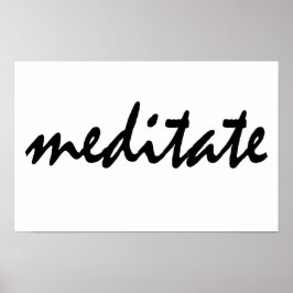 Meditaat Poster