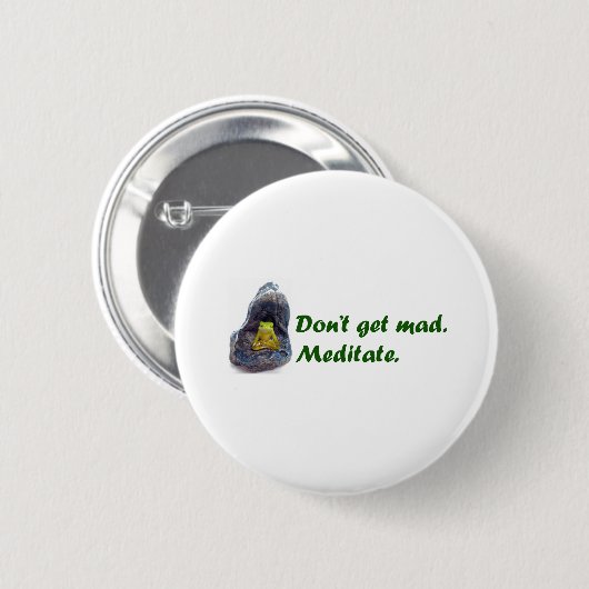 Meditaat Ronde Button 5,7 Cm (Voorkant /achterkant)