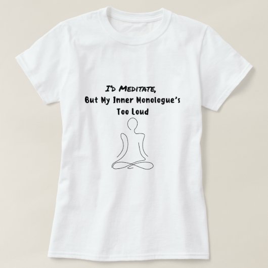Meditaat T-shirt (Design voorkant)