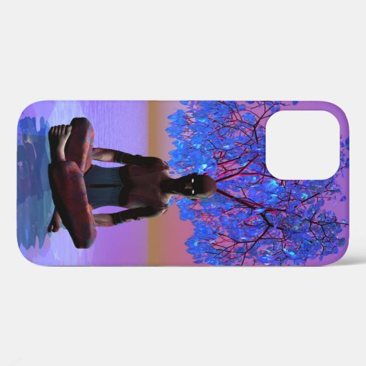 Meditaboom Case-Mate iPhone Case (Achterkant (horizontaal))