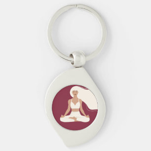 Meditate elke dag sleutelhanger