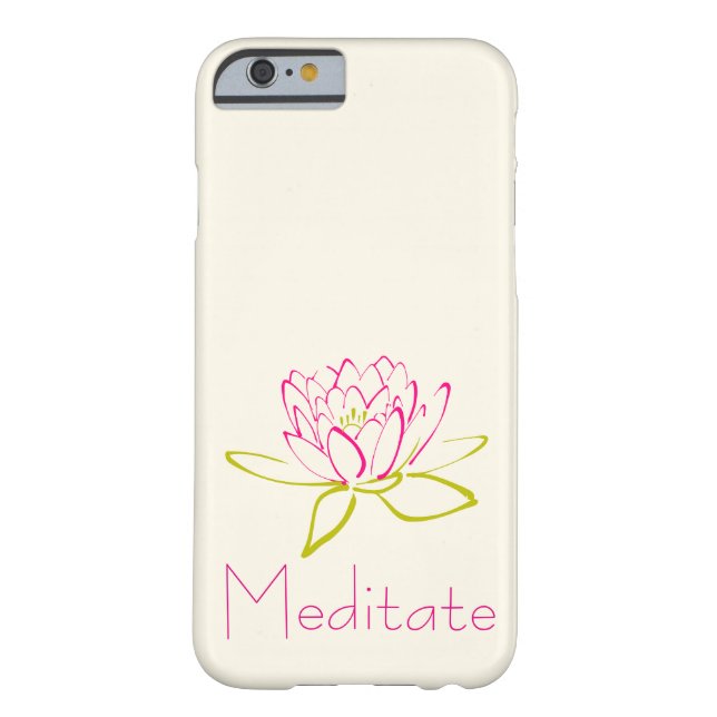 Meditate Lotus Flower/Water Lily Case-Mate iPhone Case (Achterkant)