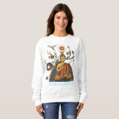 Meditate.nature Love binnen Grafische Sweatshirt (Voorkant volledig)