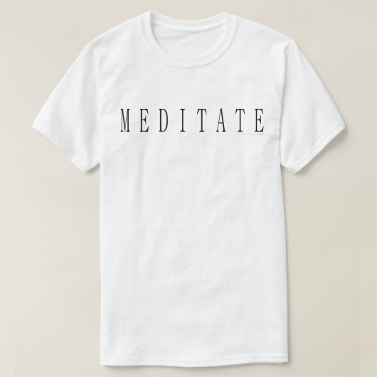 Meditateer T-shirt (Design voorkant)