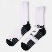 MeditatiCustom High-Performance Athletic Crew Sock Sokken (Links)