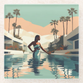 MEDITATIE #1 GLAZEN ONDERZETTER