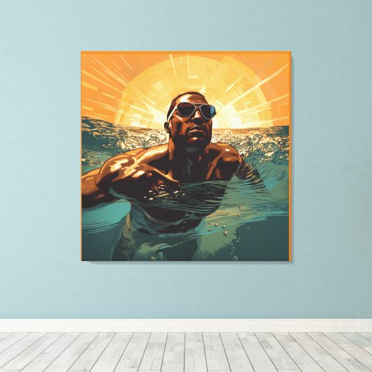 MEDITATIE #2 CANVAS AFDRUK (Insitu (Houten vloer))