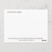 MEDITATIE #3 BRIEFKAART (Achterkant)