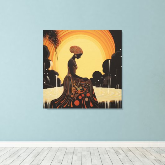 MEDITATIE #3 CANVAS AFDRUK (Insitu (Houten vloer))