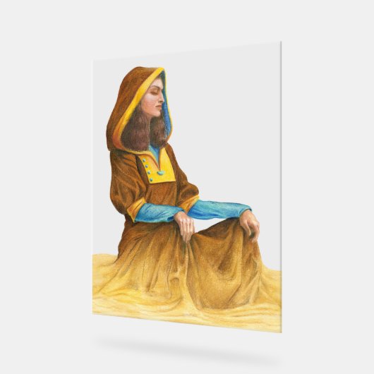 Meditatie Acryl Bord (Hoek)