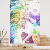 Meditatie afdrukken, waardevol Poster papier (stee (Keuken)