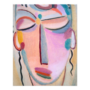 Meditatie Alexej von Jawlensky Figuratieve Kunst Foto Afdruk