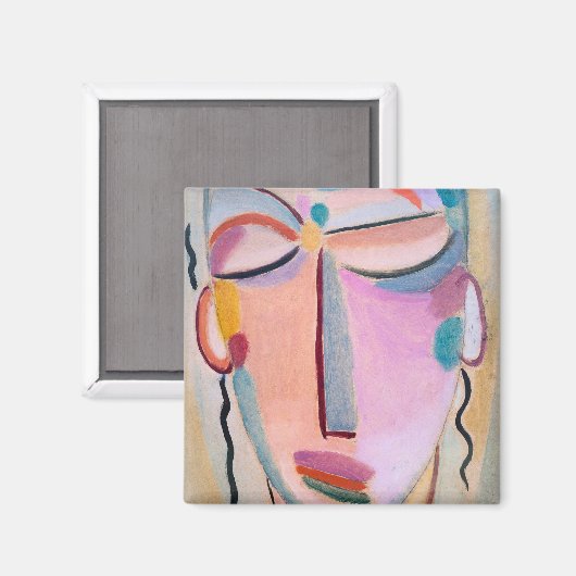 Meditatie Alexej von Jawlensky Figuratieve Kunst Magneet (Voorkant / Achterkant)