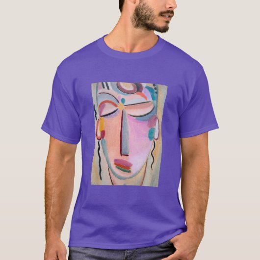 Meditatie Alexej von Jawlensky Figuratieve Kunst T-shirt (Voorkant)