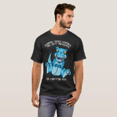 Meditatie Alien Bloedmaan Ruimteschip. T-shirt (Voorkant volledig)