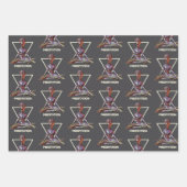 Meditatie. Alien in rustige houding Inpakpapier Vel (Voorkant 3)