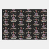 Meditatie. Alien in rustige houding Inpakpapier Vel (Voorkant 2)