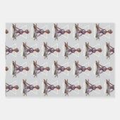 Meditatie. Alien in rustige houding Inpakpapier Vel (Voorkant)