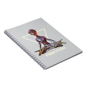 Meditatie. Alien in rustige houding Notitieboek (Rechterzijde)