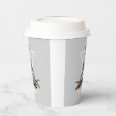 Meditatie. Alien in rustige houding Papieren Bekers (Links)