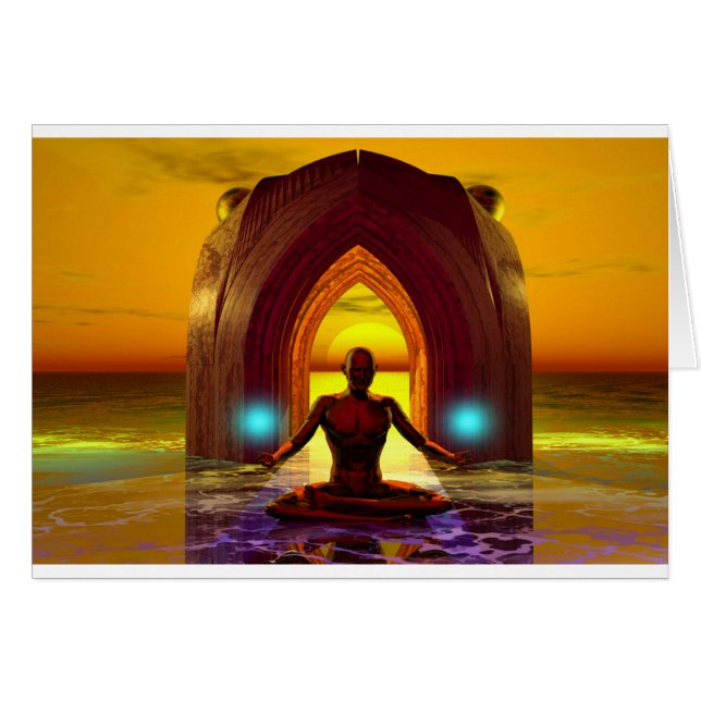 meditatie boeddha (Voorkant Horizontaal)