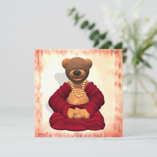 Meditatie Boeddha-Beer (Staand voorkant)