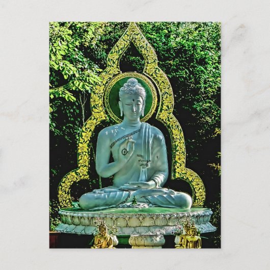 Meditatie Boeddha-Briefkaart Briefkaart (Voorkant)