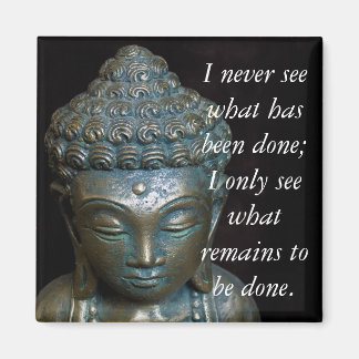 Meditatie Boeddha citaat.. Magneet