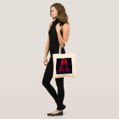 Meditatie Boeddha digitale kunst Tote Bag (Voorkant (model))
