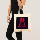Meditatie Boeddha digitale kunst Tote Bag (Voorkant (product))