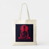 Meditatie Boeddha digitale kunst Tote Bag (Achterkant)