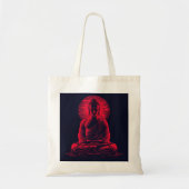 Meditatie Boeddha digitale kunst Tote Bag (Voorkant)