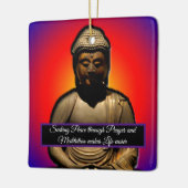 Meditatie Boeddha Keramisch Ornament (Links)