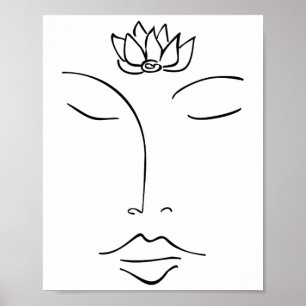 Meditatie, Boeddha, Lotusbloem, Boeddhisme, Geest Poster