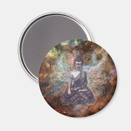 meditatie boeddha magnet (Voorkant / Achterkant)