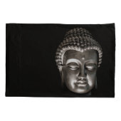 Meditatie Boeddha met en zonder achtergrond Kussensloop (Achterkant-Links)