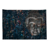 Meditatie Boeddha met en zonder achtergrond Kussensloop (Achterkant-Rechts)