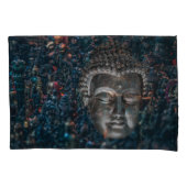 Meditatie Boeddha met en zonder achtergrond Kussensloop (Voorkant-Links)